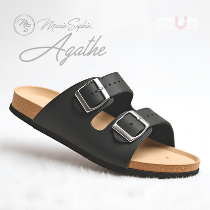 Agathe - Negro/Café