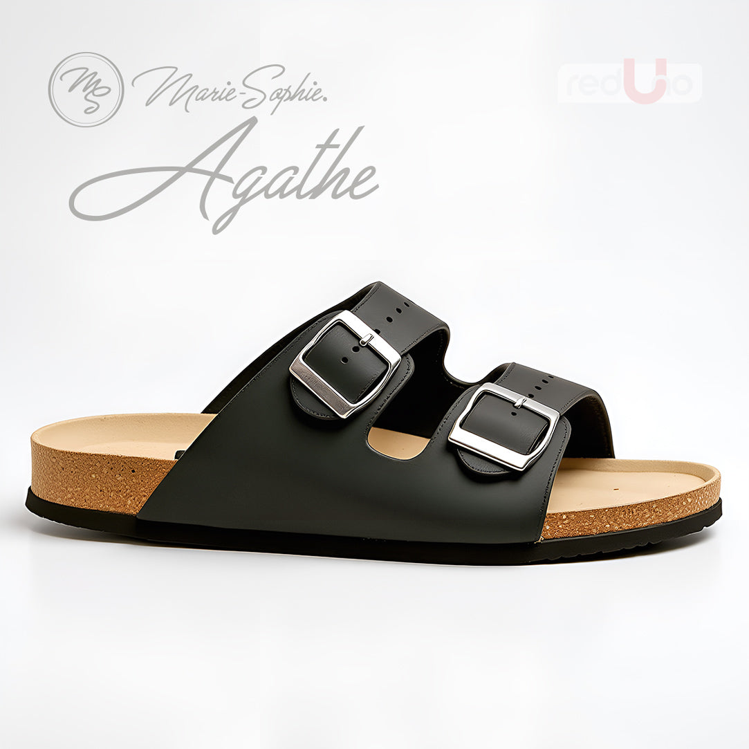 Agathe - Negro/Café