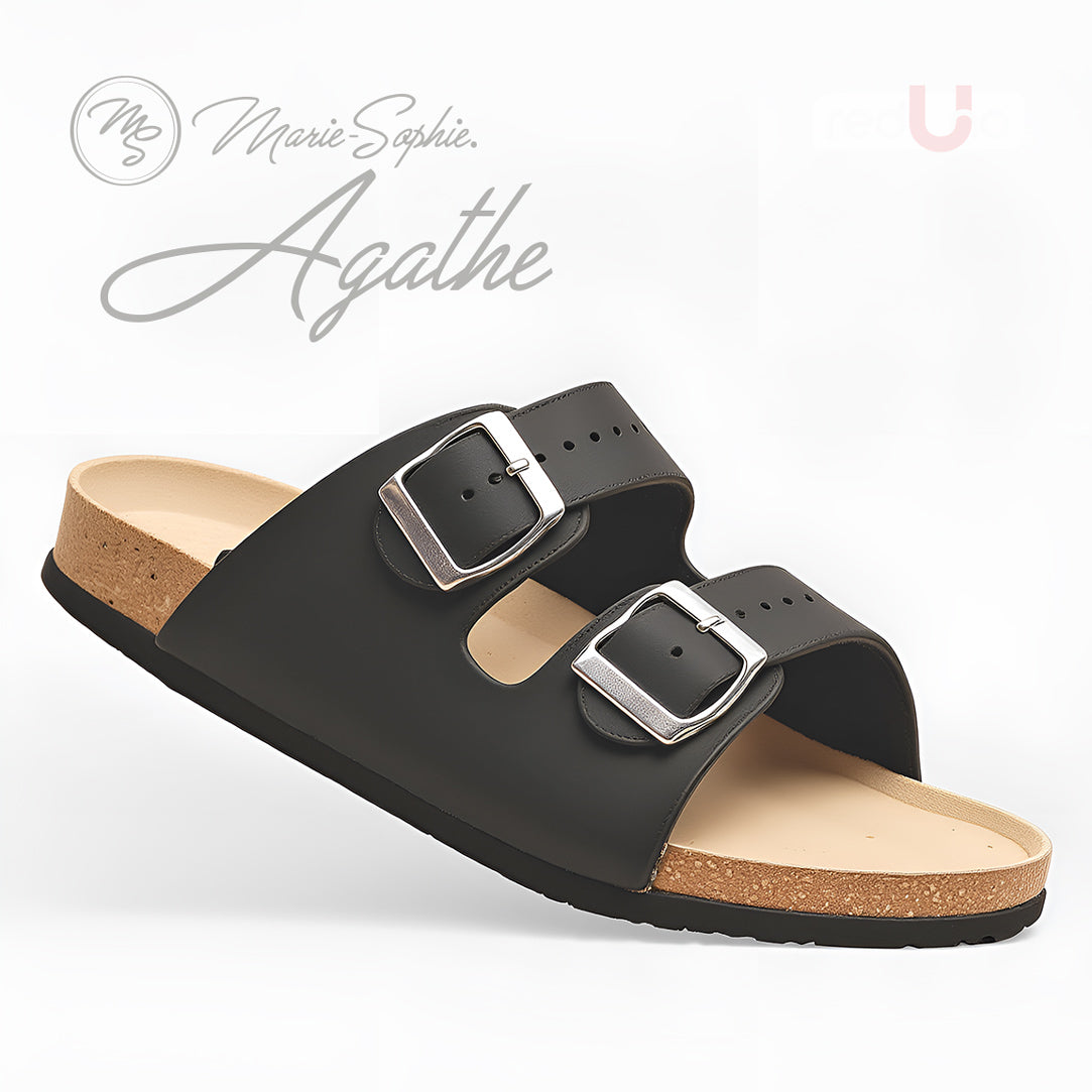 Agathe - Negro/Café