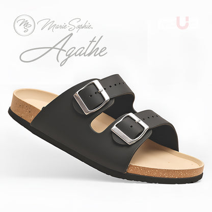 Agathe - Negro/Café